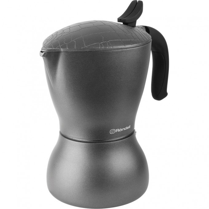 Гейзерная кофеварка RONDELL ESCURION GREY 9 чашек, 0,45 л RDA-1117