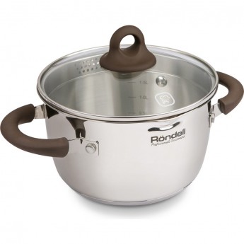 Кастрюля с крышкой RONDELL ARISTOKRAT 18 см, 2,3 л