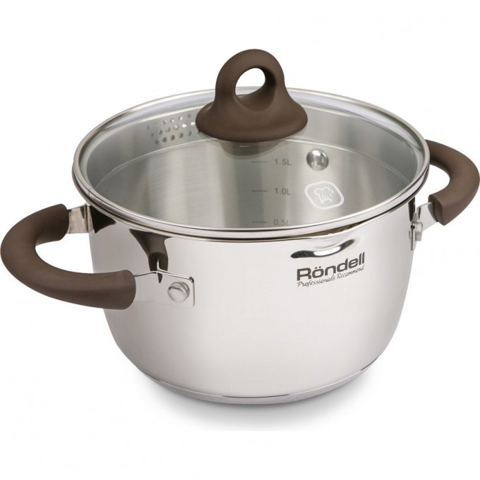 Кастрюля с крышкой RONDELL ARISTOKRAT 20 см, 3,2 л RDS-917