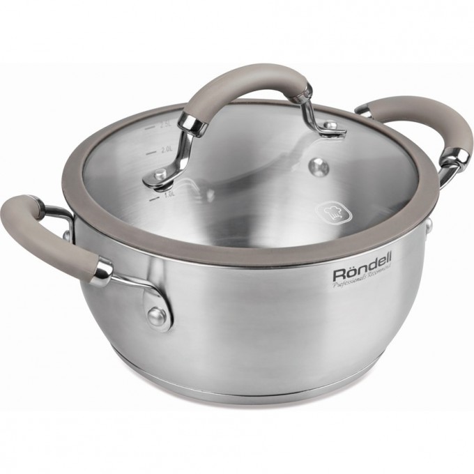 Кастрюля с крышкой RONDELL BALANCE 24 см, 5 л RDS-755