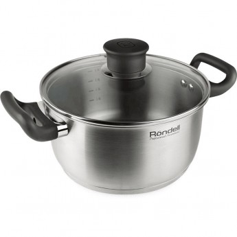 Кастрюля с крышкой RONDELL DRIVE 24 см, 4,8 л
