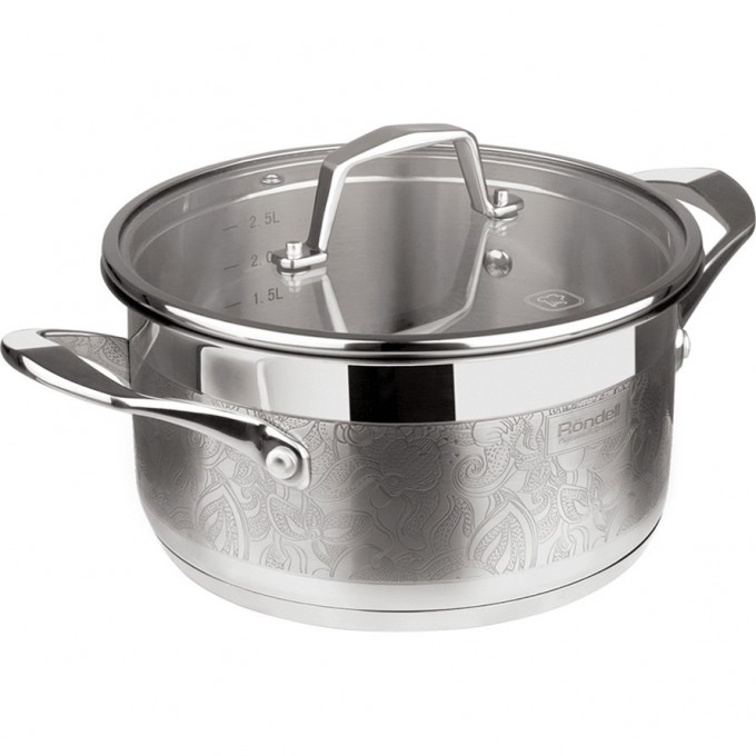 Кастрюля с крышкой RONDELL FANCY 20 см, 2,5 л RDS-397