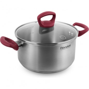 Кастрюля с крышкой RONDELL HEIDI 24 см, 4,8 л