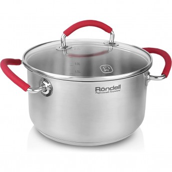 Кастрюля с крышкой RONDELL SORGE 18 см, 2,1 л
