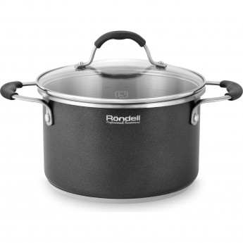 Кастрюля с крышкой RONDELL STERN 20 см, 3,9 л