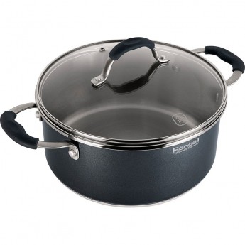Кастрюля с крышкой RONDELL STERN 24 см, 4,7 л