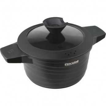 Кастрюля с крышкой RONDELL WALZER 24 см, 4,7 л