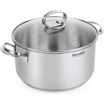 Кастрюля с крышкой RONDELL ZART 20 см, 3,1 л