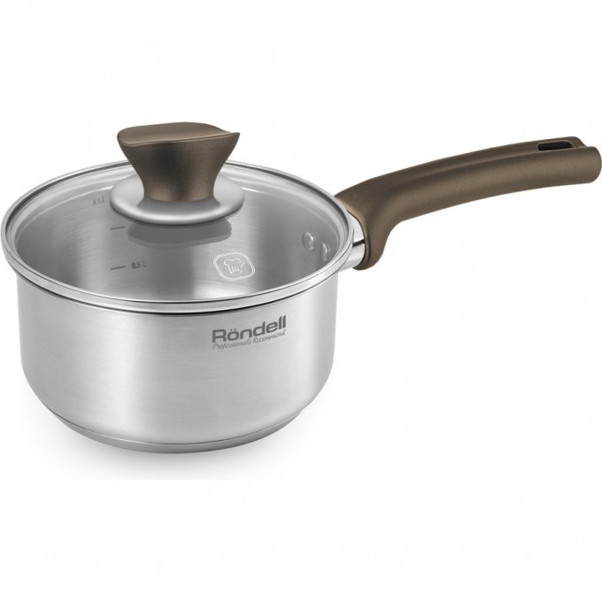 Ковш с крышкой RONDELL ABSOLUTE 14 см, 0,9 л RDS-1164