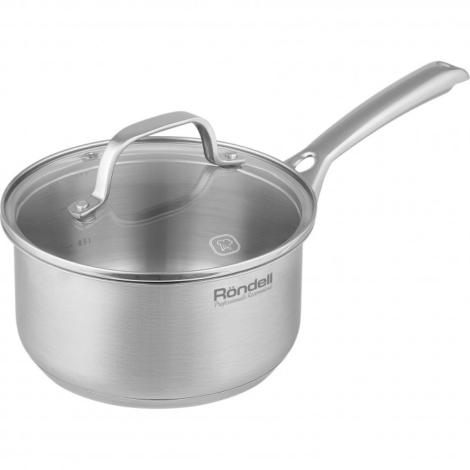 Ковш с крышкой RONDELL ASSET 16 см 1,4 л RDS-1705