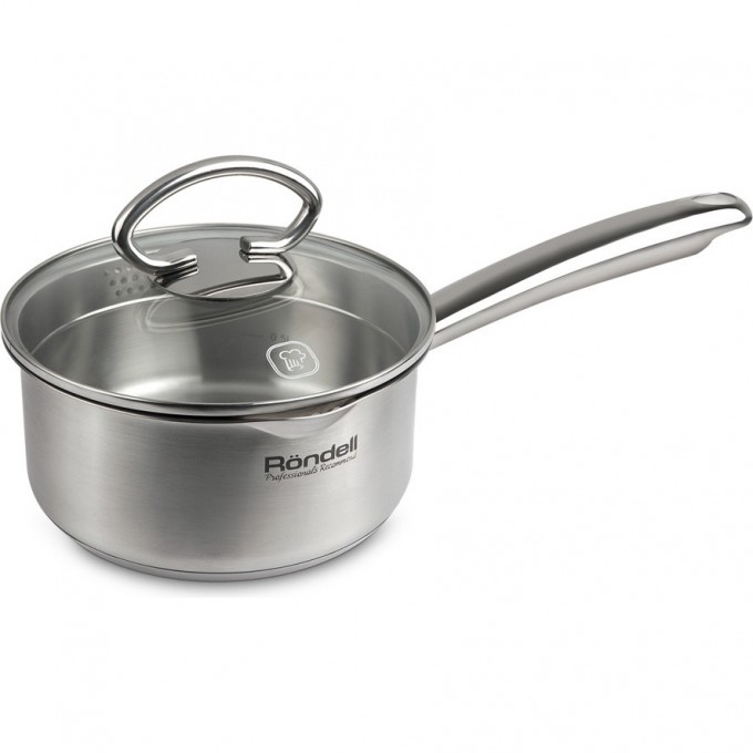 Ковш с крышкой RONDELL EDEL 16 см, 1,3 л RDS-989