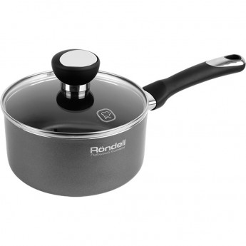 Ковш с крышкой RONDELL ESTHETE 16 см, 1,3 л