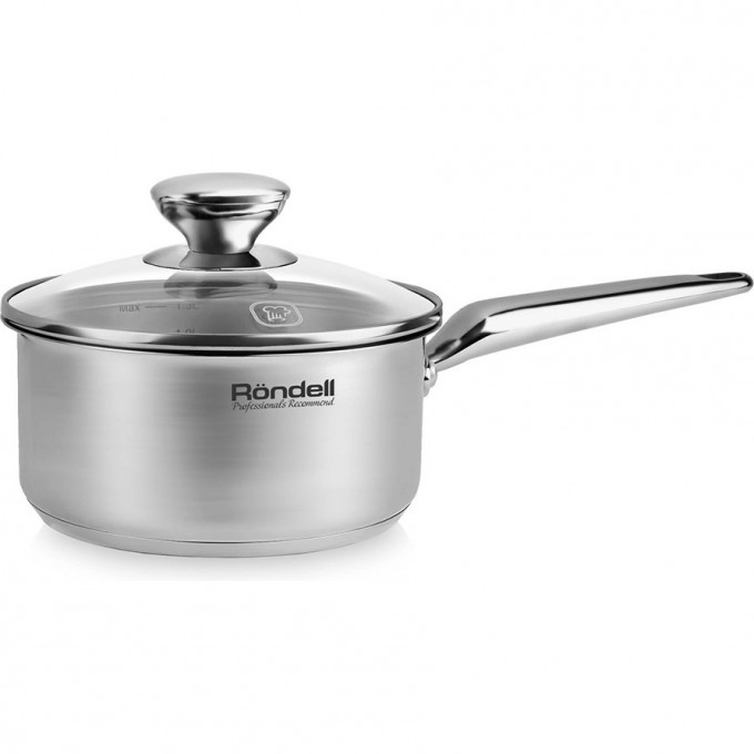 Ковш с крышкой RONDELL MERKUR 16 см, 1,3 л RDS-1222