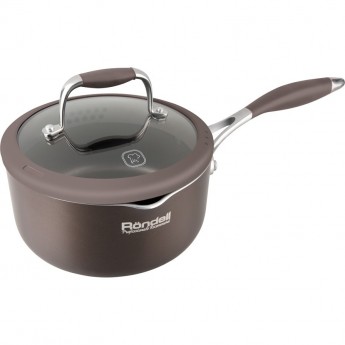 Ковш с крышкой RONDELL MOCACCINO 16 см 1,1 л