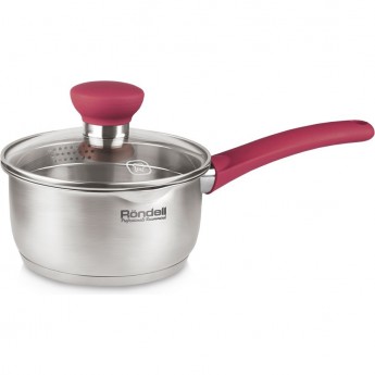 Ковш с крышкой RONDELL PROVOKE 16 см, 1,3 л