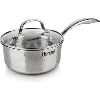 Ковш с крышкой RONDELL RAINDROPS 16 см, 1,3 л