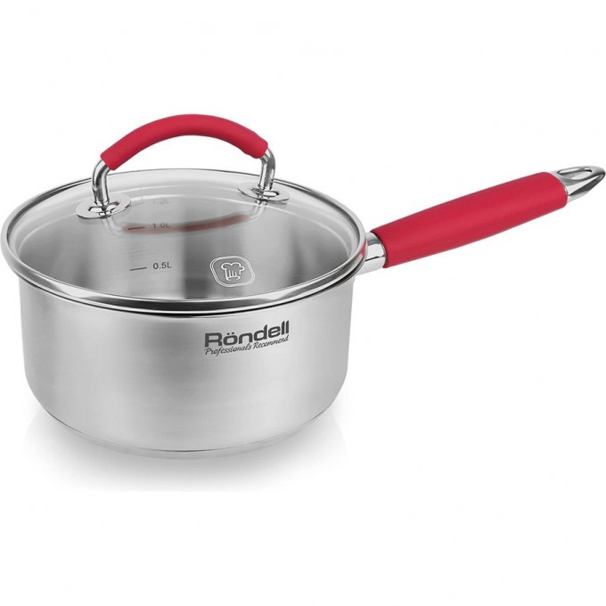 Ковш с крышкой RONDELL SORGE 16 см, 1,3 л RDS-1218