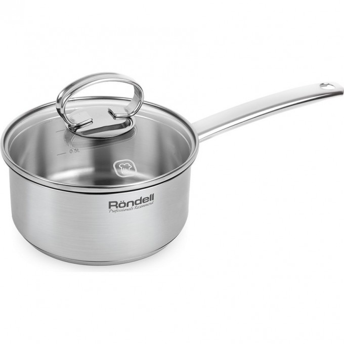 Ковш с крышкой RONDELL ZART 16 см, 1,3 л RDS-1225