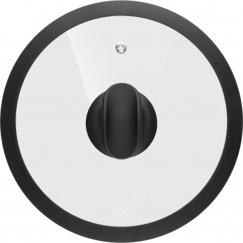 Крышка стеклянная RONDELL WELLER с силиконовым ободом 20 см RDA-1496