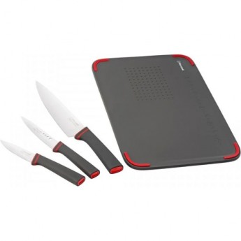 Набор из 3 ножей и разделочной доски RONDELL STRIKE