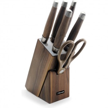 Набор из 5 ножей и ножниц в блоке RONDELL GLAYMORE