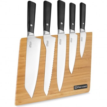 Набор из 5 ножей на подставке RONDELL SPATA