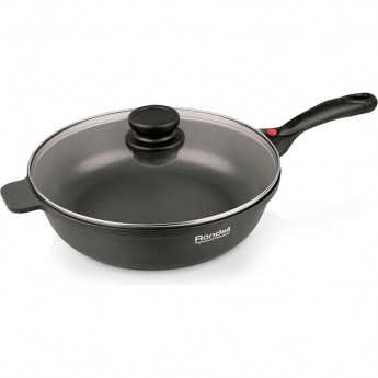 Сотейник с крышкой RONDELL ELEMENTS 26х7,5 см со съемной ручкой