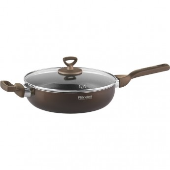 Сотейник с крышкой RONDELL IMPRESSIA GREEN 26x7,3 см