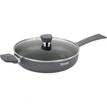 Сотейник с крышкой RONDELL STRIKE 28х6,5 см