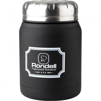 Термос для еды RONDELL BLACK PICNIC 0,5 л