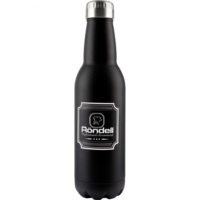 Термос RONDELL BOTTLE BLACK 0,75 л RDS-425